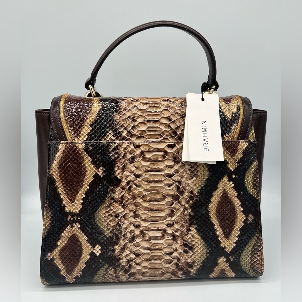 💎HP💎New Brahmin Ingrid Savino Folklore Satchel - Picture 3 of 13